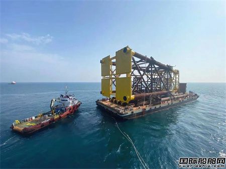 “振華34”輪完成印尼至卡塔爾半潛運輸項目