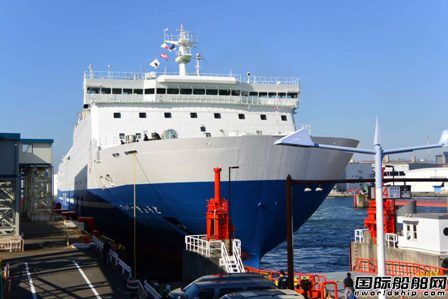 三菱造船為名門大洋渡輪建造最大客滾船“Ferry Kyoto”號首航