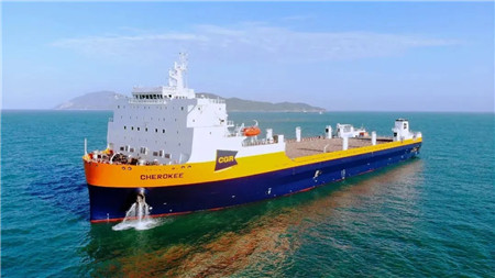 北斗船用時鐘系統服務全球最大火車滾裝船