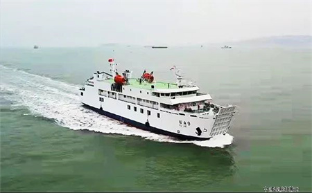 國安船業為菲律賓船東建造客滾船試航成功