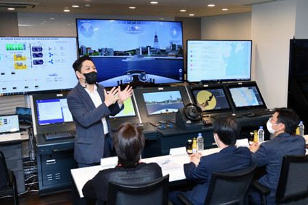 韓國(guó)造船海洋成功完成自主航行客船虛擬試航