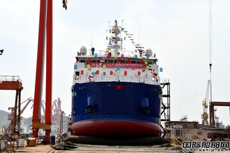 全球首艘！東方物探大型淺水物探船順利下水