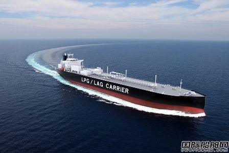 三菱造船完成氨燃料預留LPG動力VLGC概念設計