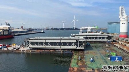 “振華34”輪完成蓬萊至荷蘭半潛運輸項目