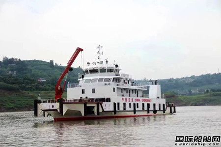 中江船業交付一艘大型水上工程搶險救援船