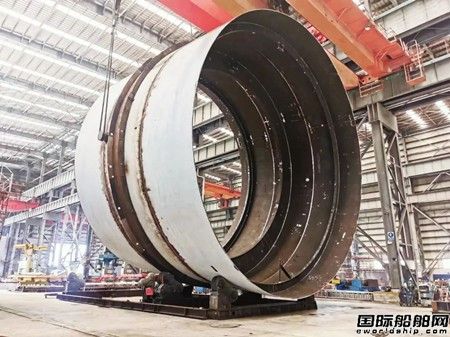文船重工9500方LNG罐制造技術取得新突破