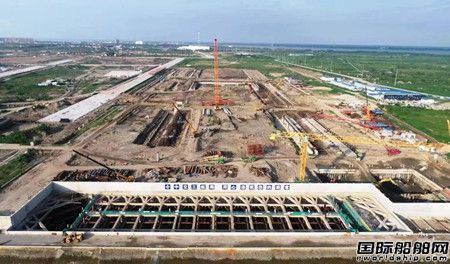 中國船舶長興造船基地二期工程建設(shè)迎來關(guān)鍵節(jié)點