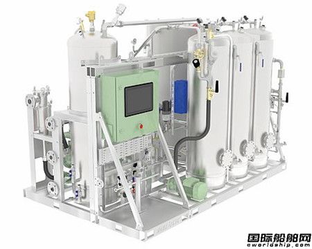 Marinfloc交付配套馬士基甲醇動力集裝箱船污水處理器