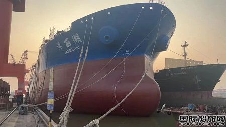 廣東中遠海運重工完成“洋麗湖”輪特涂工程提前開航