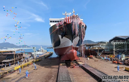 內海造船建造高速客滾船“澎湖”輪命名下水