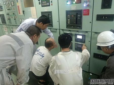 威海科技為“新黃埔”輪加裝“海盾”高壓岸電系統和壓載水系統順利交付