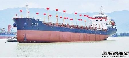 恒生船舶重工建造12000噸多用途貨船命名下水