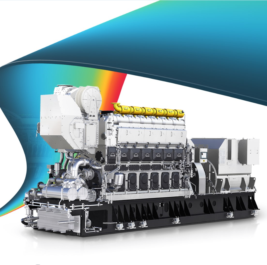新款MAN 35/44DF CD – 零缺點的雙燃料輔助發電機組