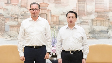 上海市市長龔正會見挪威船級社首席執行官兼總裁艾瑞民