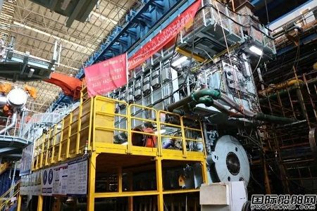 重慶紅江交付全球首臺7S35ME-C9.7-GI低速機部套