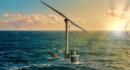 TouchWind研發一體式轉子單葉片浮式海上風機