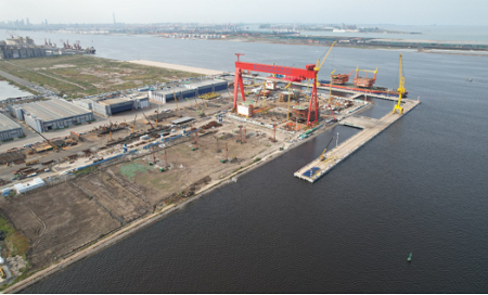 天津海洋工程裝備制造基地建設項目碼頭工程（二期）正式開工