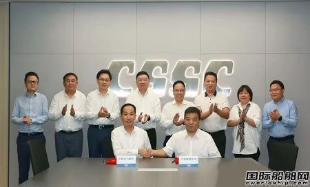 中船動力集團與黃埔文沖戰略合作續簽主機和發電機組合同