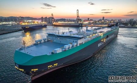 全球最長汽車運輸船“TONSBERG”輪首次靠泊煙臺港