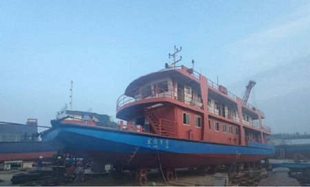 盛懋船業完成建造一艘綠色智能錨地綜合服務船