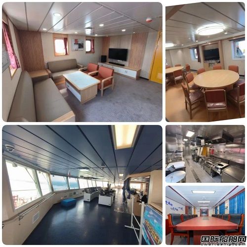 南通遠洋配套交付揚州中遠海運重工14000TEU船內裝工程