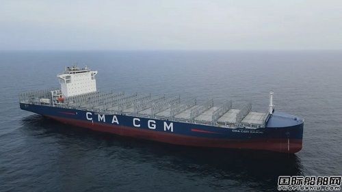 青島揚帆建造6000TEU集裝箱船4號船試航凱旋