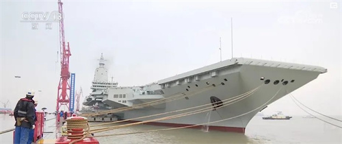 “中國速度”!福建艦向深藍挺進勾勒嶄新航跡