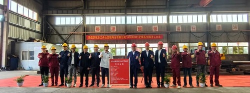 東紅船業(yè)為吉順海運(yùn)建造14000噸化學(xué)品/油船開工