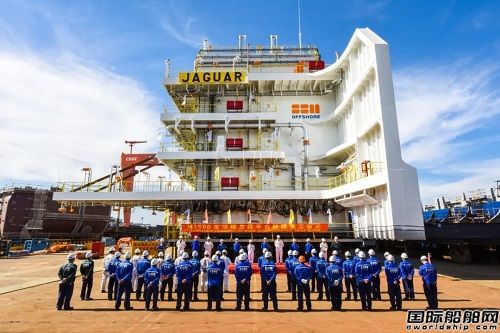外高橋海工FPSO-H1500生活樓總段平臺階段完工交付