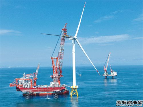 招商工業為中鐵大橋局建造新一代自升式風電安裝平臺交付