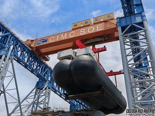 中集太平洋海工交付TGE Marine第五套不銹鋼罐
