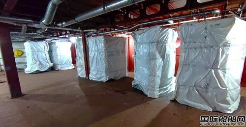 外高橋造船第二艘國產大型郵輪艙室封艙工作啟動