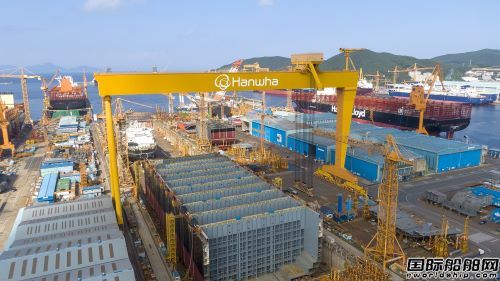 韓華海洋為Cadeler建造首艘WTIV下水