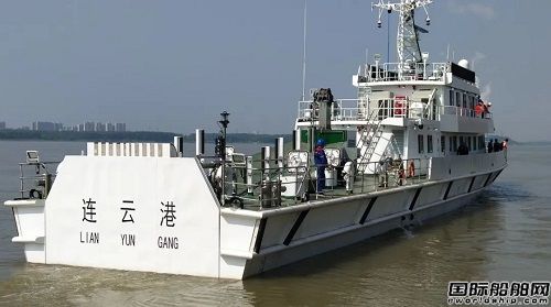 武昌造船新建連云港市300噸級漁政執(zhí)法船完成試航