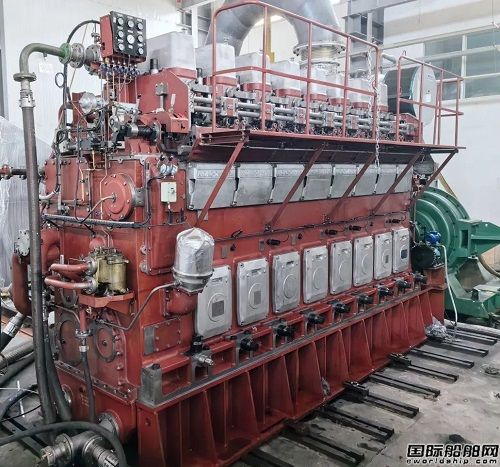 中船安柴首制8DKM-36e柴油機順利完成臺架試驗