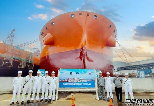 新韓通船舶重工為Ecotank AS建造114000噸油輪出塢