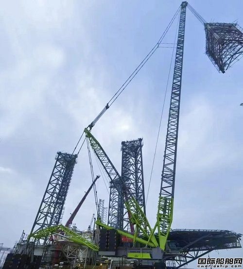 威海金陵完成“海洋石油906”平臺樁腿減重工程