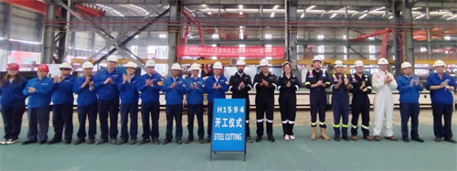 外高橋造船為Cape Shipping建造11.4萬噸成品油船開工