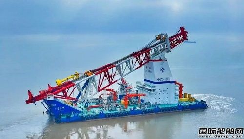 振華啟東海工140米級打樁船獲南通市首臺(套)認定