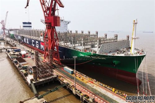 江南造船交付達飛海運復造15000TEU系列船第五艘
