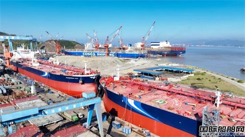 舟山中遠海運重工同期完成兩艘成品油輪修理改裝任務