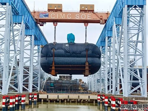 全球首制!中集太平洋海工堆疊式雙耳燃料罐完工交付