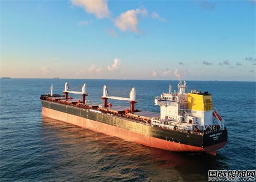象嶼海裝為日本船東建造63500噸散貨船試航凱旋