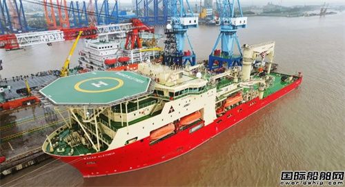 振華重工建造世界最先進多功能飽和潛水支持船啟航