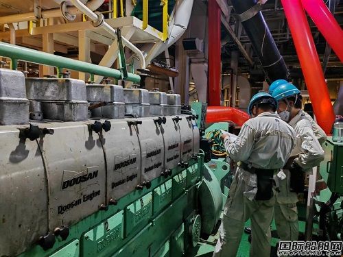 廣東中遠海運重工修船刷新主輔機自主修理單月紀錄