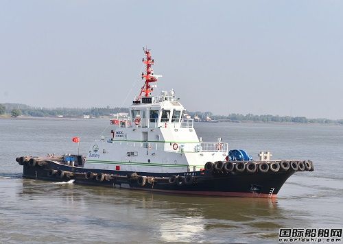 長江流域首艘純電池電力推進(jìn)全回轉(zhuǎn)拖輪試航成功