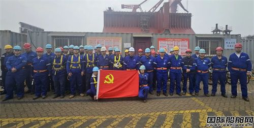 北海造船21萬噸散貨船兩船巨型總段合攏回靠效率顯著提升