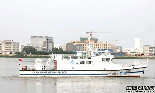 江龍船艇圓滿交付廈門東渡邊檢公務執法船