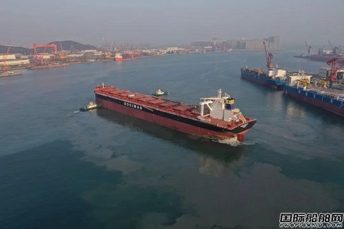 北海造船為CMB建造21萬(wàn)噸散貨船47號(hào)船出海試航
