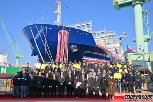 收官!三星重工交付達飛第十艘LNG雙燃料集裝箱船